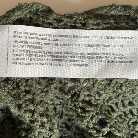 Hollister Green Knitted Stitch Sleeveless Top - Picture 5 of 5